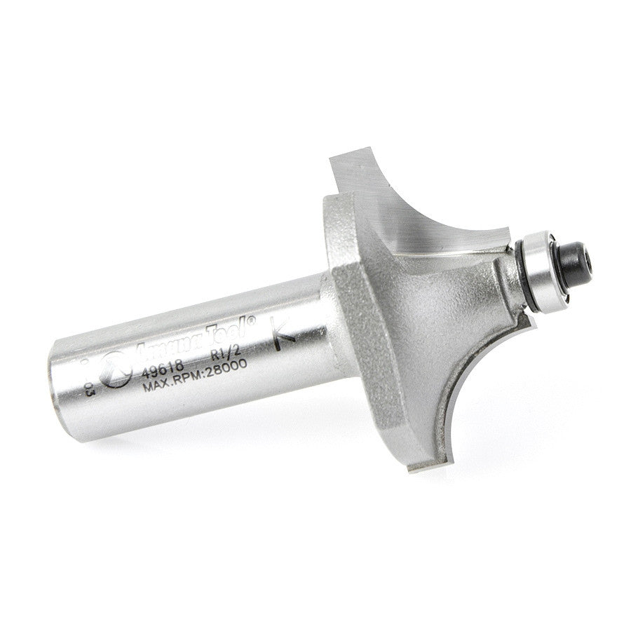 Amana Tool - 49618 - BEADING BIT 1/2 RAD 1/2 SHANK