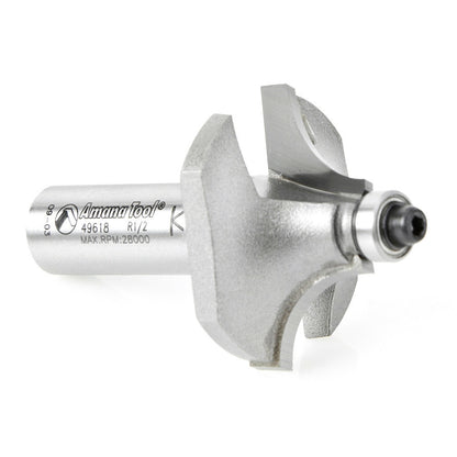 Amana Tool - 49618 - BEADING BIT 1/2 RAD 1/2 SHANK