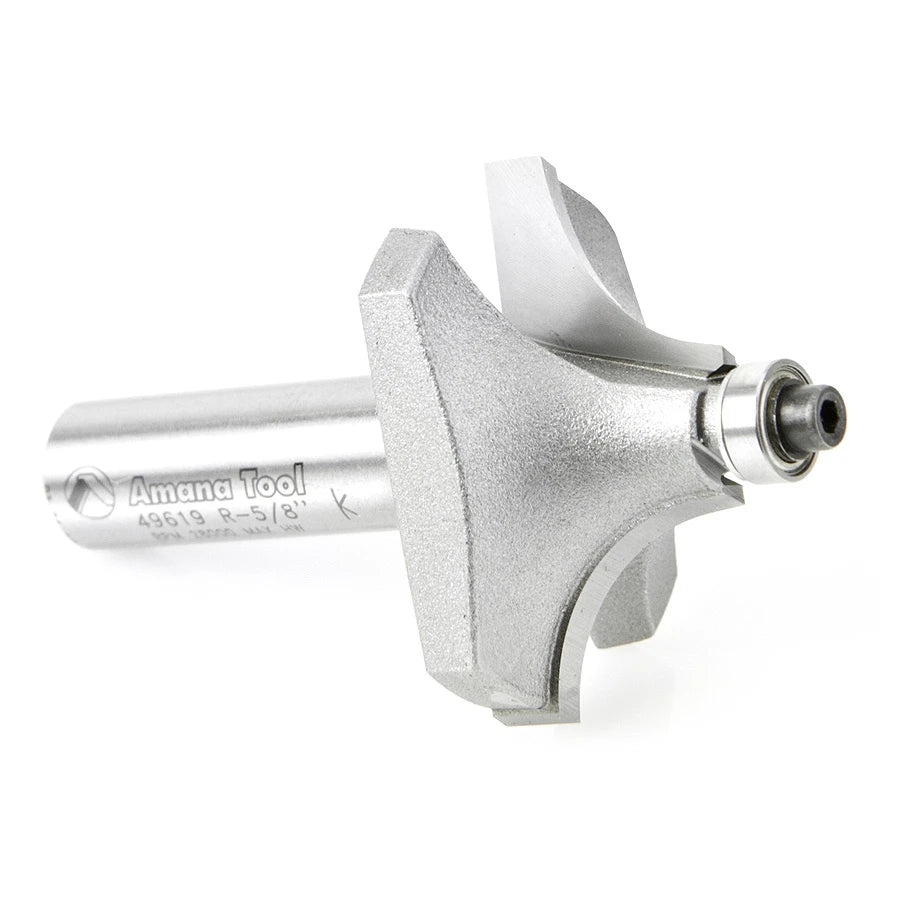 Amana Tool - 49619 - BEADING BIT 5/8 RAD 1/2 SHANK