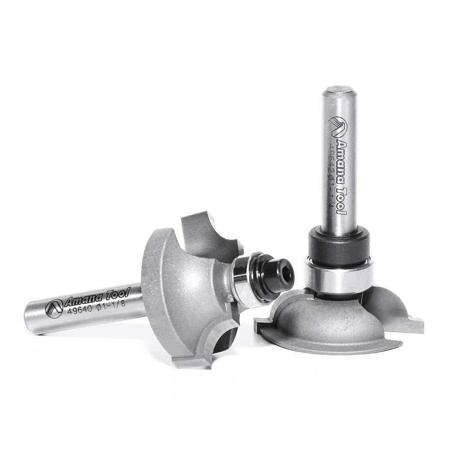 Amana Tool - 49643 - STILE AND RAIL SET 1/4 SHANK