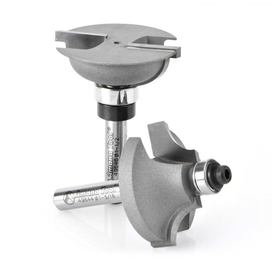Amana Tool - 49647 - STILE AND RAIL SET 1/4 SHANK