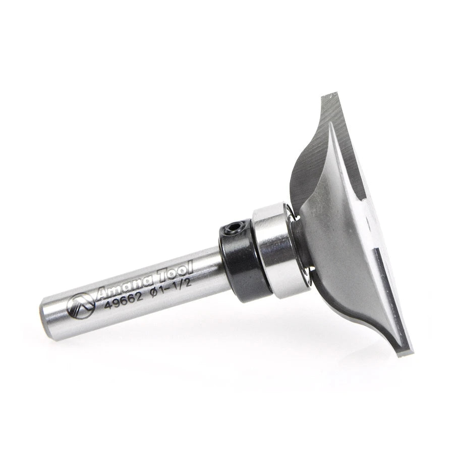 Amana Tool - 49662 - OGEE RAILE CUTTER 1/4 SHANK
