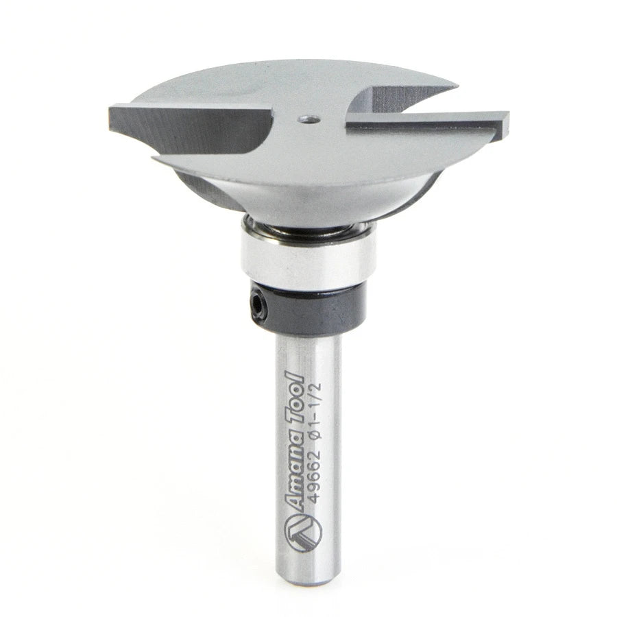 Amana Tool - 49662 - OGEE RAILE CUTTER 1/4 SHANK