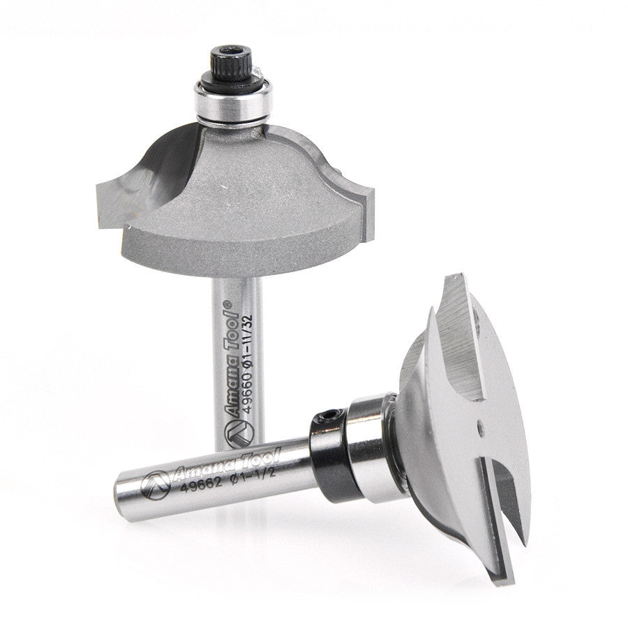 Amana Tool - 49663 - STILE AND RAILE SET 1/4 SHANK