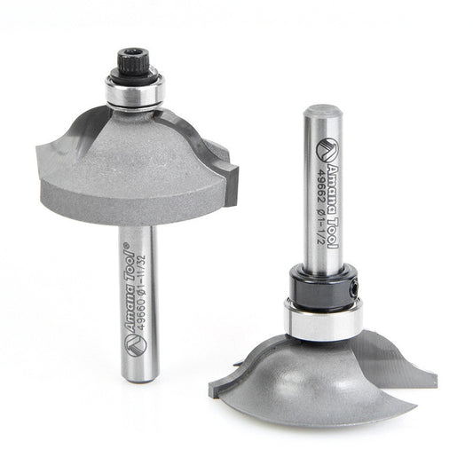 Amana Tool - 49663 - STILE AND RAILE SET 1/4 SHANK