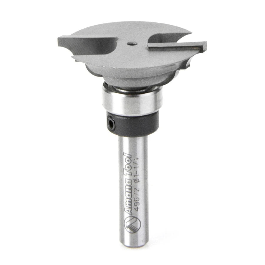 Amana Tool - 49672 - CLASSICAL RAIL BIT 1/4 SHANK
