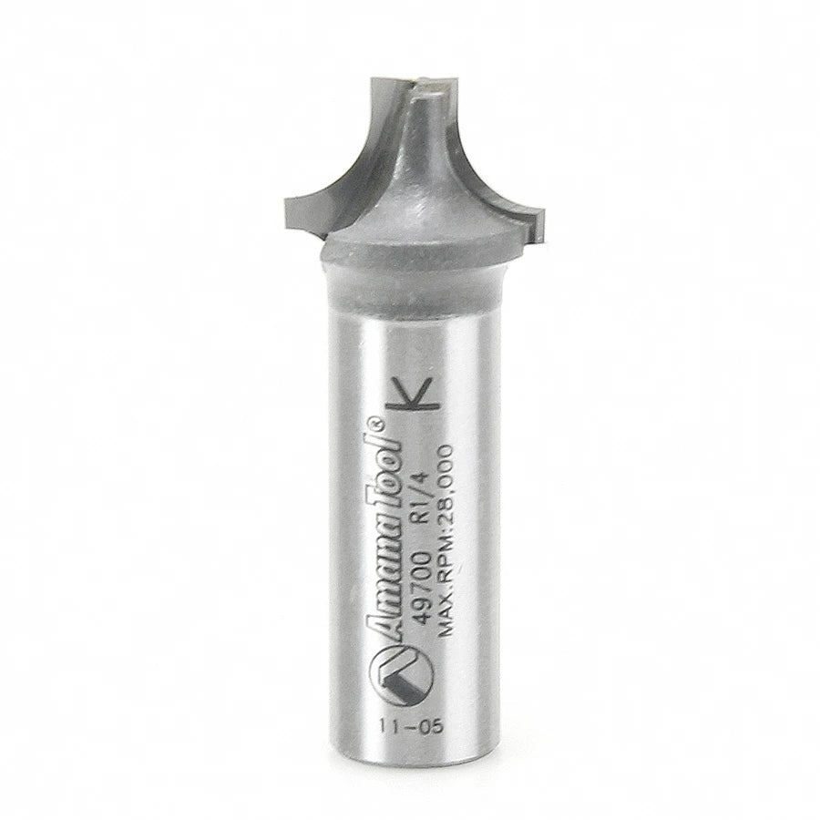 Amana Tool - 49700 - PLUNGE ROUND 1/4 RAD 1/2 SHANK