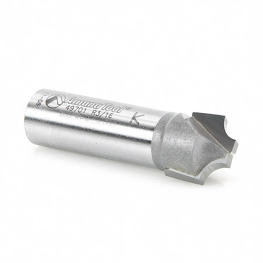 Amana Tool - 49701 - PLUNGE ROUND 3/16 RAD 1/2 SHK.
