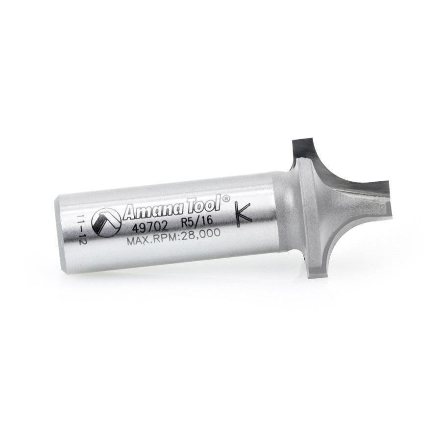 Amana Tool - 49702 - PLUNGE ROUND 5/16 RAD. 1/2 SHK