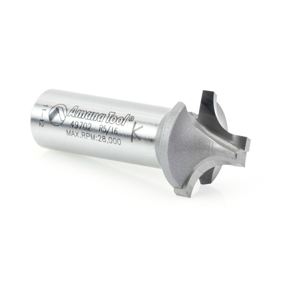 Amana Tool - 49702 - PLUNGE ROUND 5/16 RAD. 1/2 SHK