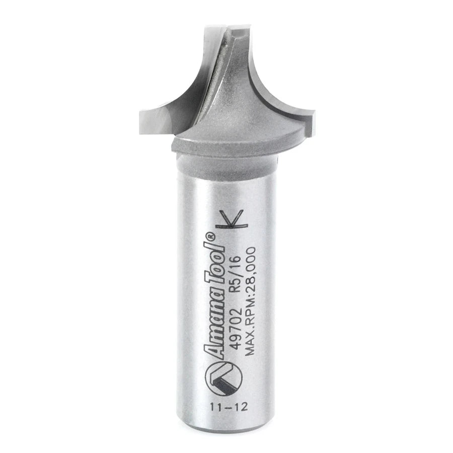 Amana Tool - 49702 - PLUNGE ROUND 5/16 RAD. 1/2 SHK