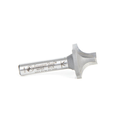 Amana Tool - 49703 - PLUNGE ROUND 1/4 RAD 1/4 SHANK