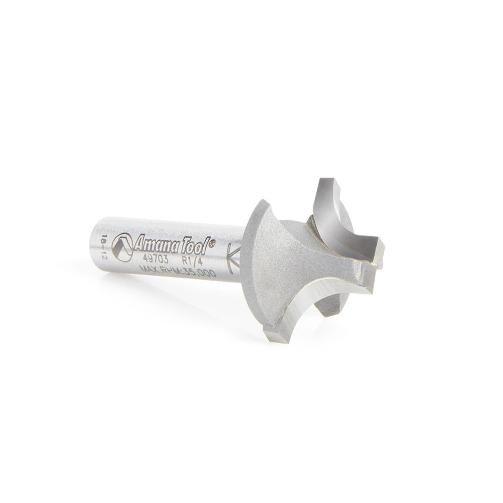 Amana Tool - 49703 - PLUNGE ROUND 1/4 RAD 1/4 SHANK