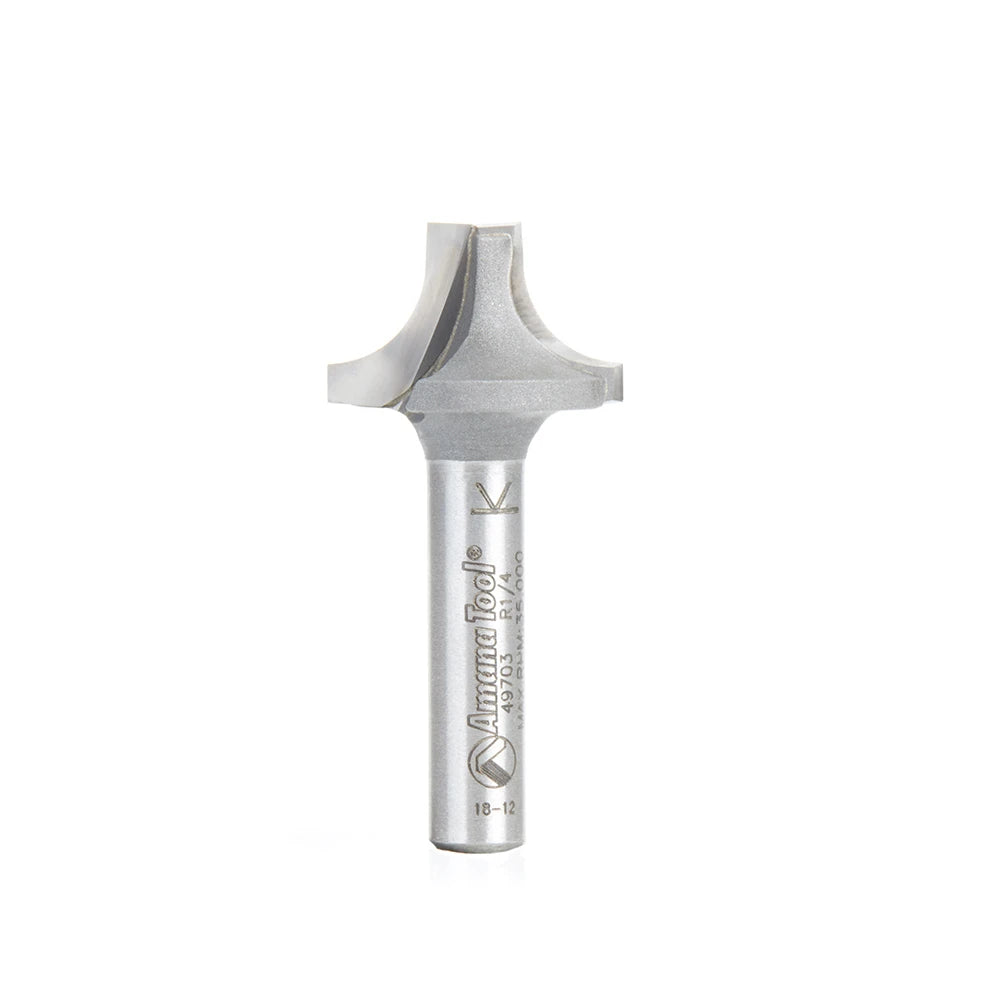 Amana Tool - 49703 - PLUNGE ROUND 1/4 RAD 1/4 SHANK