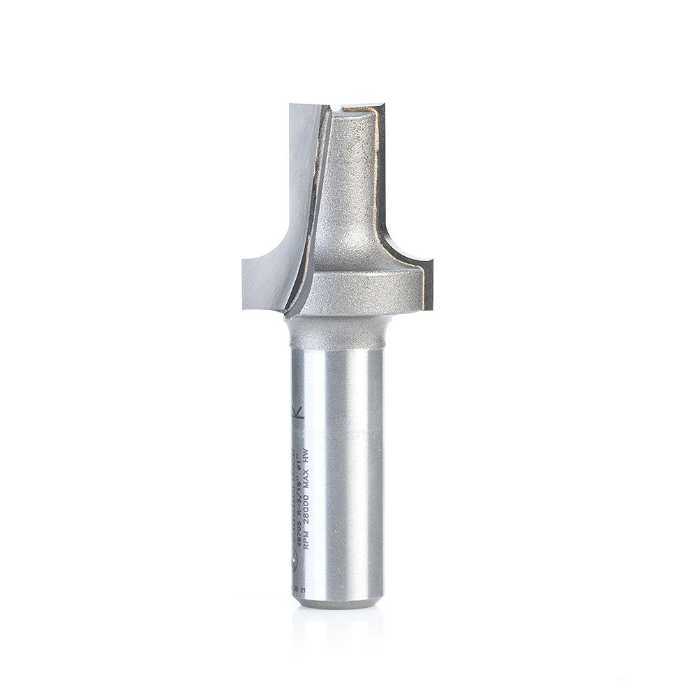 Amana Tool - 49705 - PLUNGE ROUND 3/16 RAD 1/2 SHK