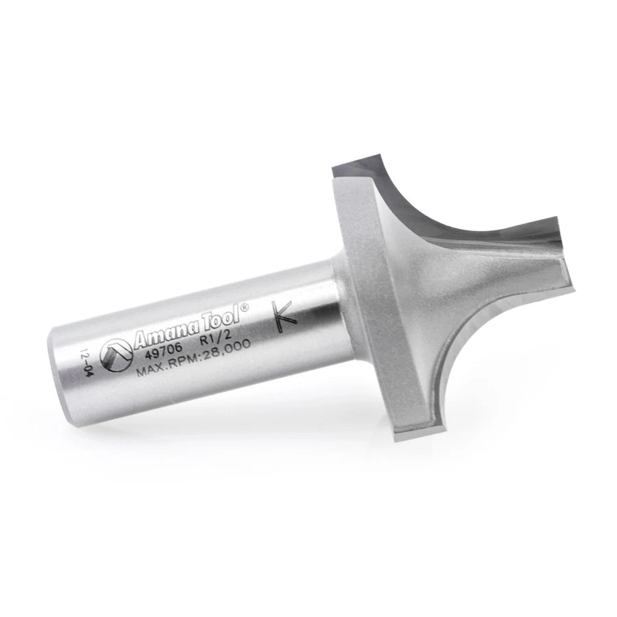 Amana Tool - 49706 - PLUNGE ROUND 1/2 RAD 1/2 SHANK