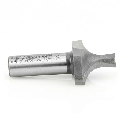 Amana Tool - 49706-CNC - PLUNGE ROUND 1/2RAD 1/2SHK-CNC