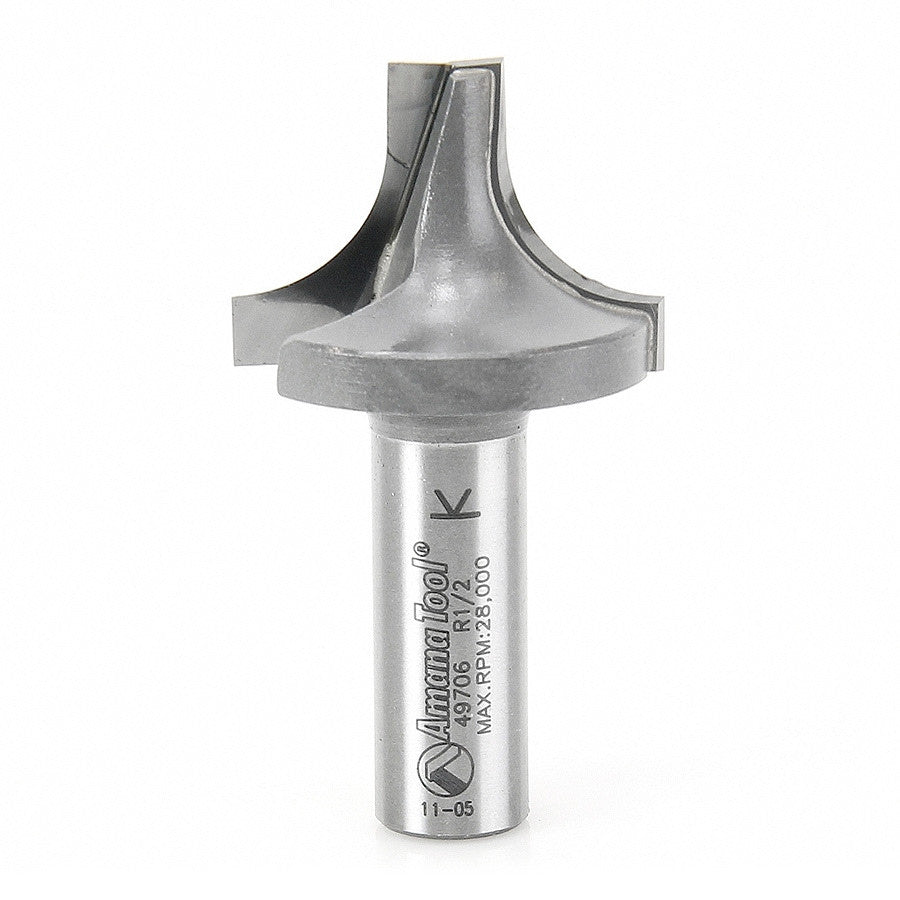 Amana Tool - 49706 - PLUNGE ROUND 1/2 RAD 1/2 SHANK