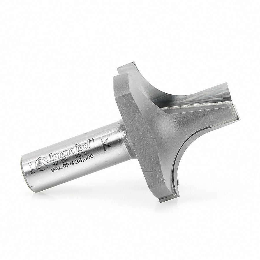 Amana Tool - 49708 - PLUNGE ROUND 5/8 RAD 1/2 SHANK