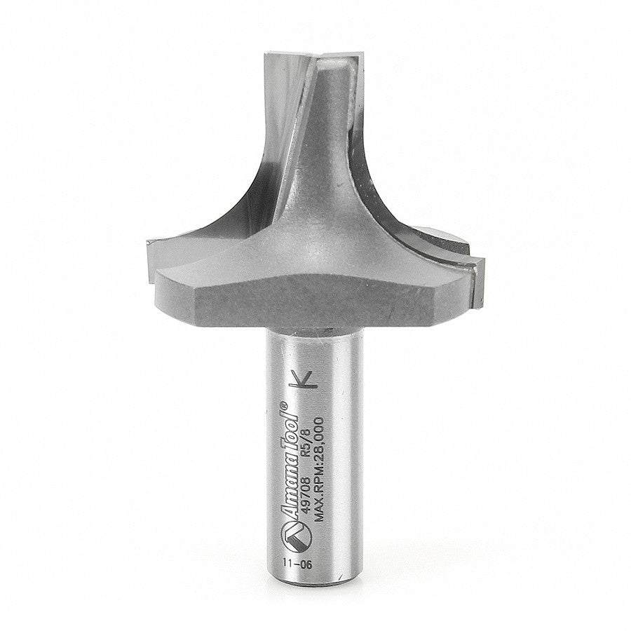 Amana Tool - 49708 - PLUNGE ROUND 5/8 RAD 1/2 SHANK