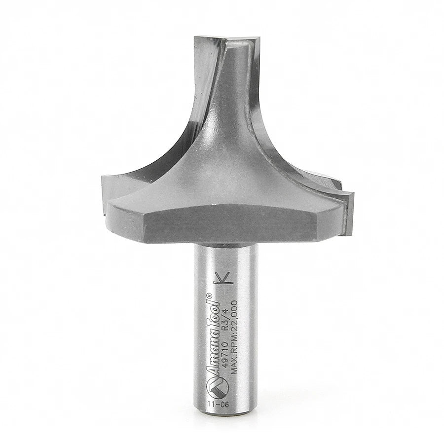 Amana Tool - 49710 - PLUNGE ROUND 3/4 RAD 1/2 SHANK