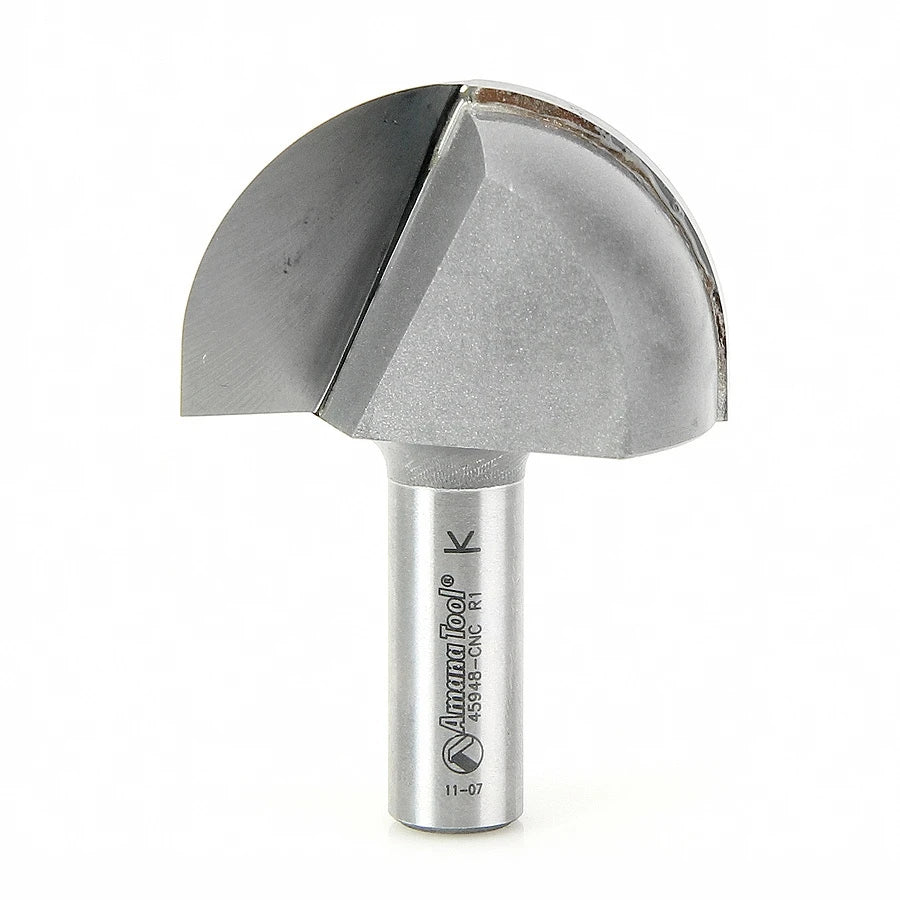 Amana Tool - 45948-CNC - CORE BOX 1" RAD. FOR CNC.