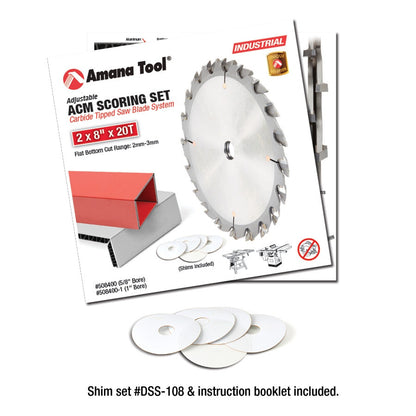 Amana Tool - 508400 - 8"x40T ACM 45D ADJ. SAW BLADE