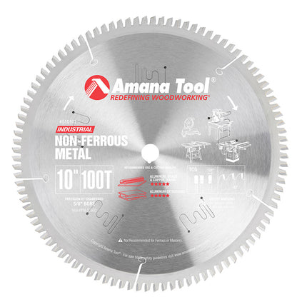 Amana Tool - 510101 - 10"/100T NON FERROUS TCG GRIND