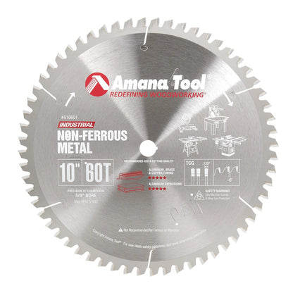 Amana Tool - 510601 - 10"/60T NON FERROUS TCG GRIND