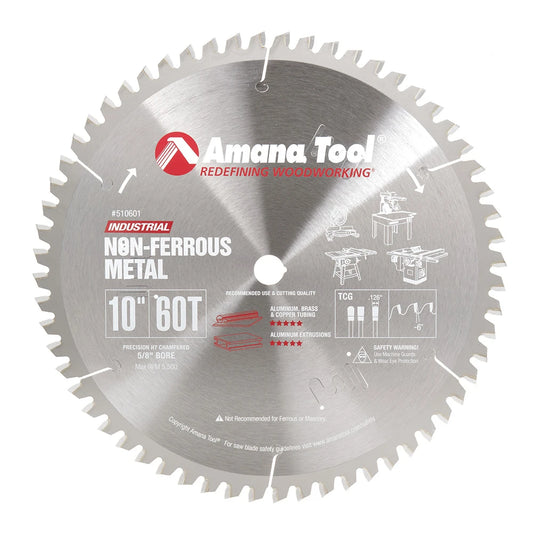 Amana Tool - 510601 - 10"/60T NON FERROUS TCG GRIND