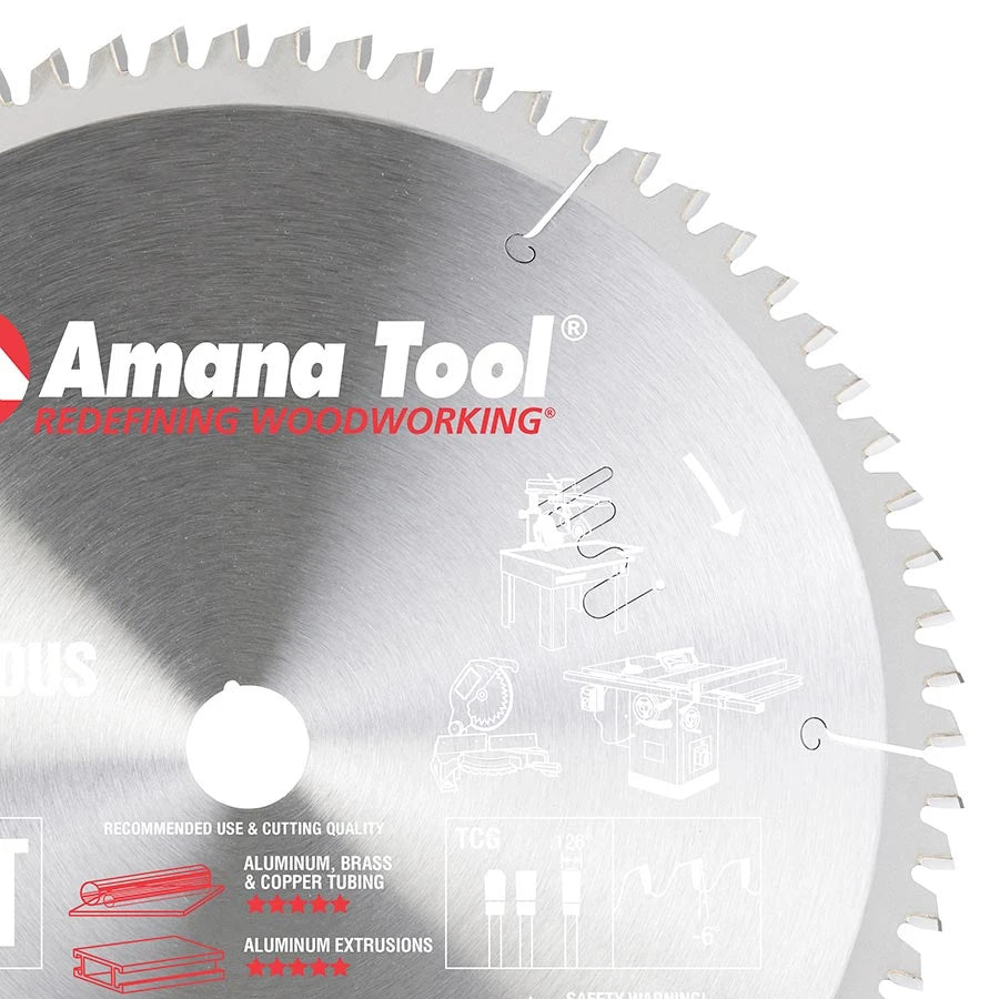 Amana Tool - 512721 - 12"/72T NON FERROUS TCG GRIND