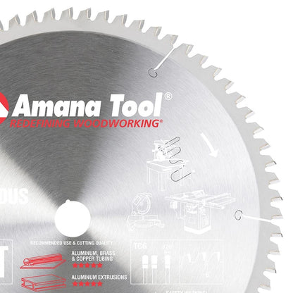 Amana Tool - 512721 - 12"/72T NON FERROUS TCG GRIND