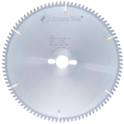 Amana Tool - 512961-30 - 12"/96T NON FERROUS TCG 30MM