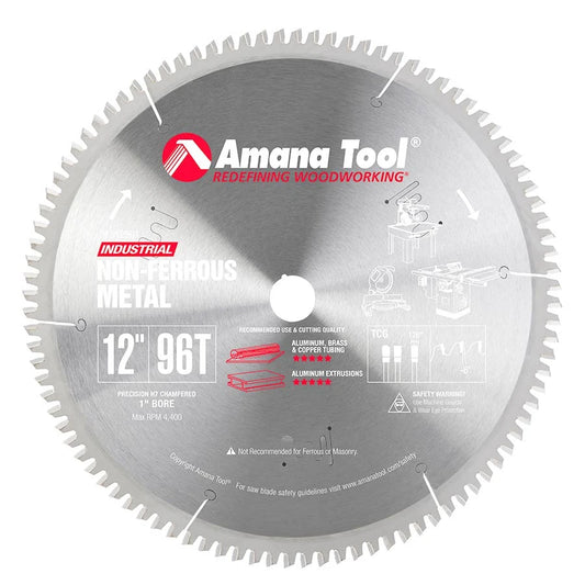 Amana Tool - 512961 - 12"/96T NON FERROUS TCG GRIND