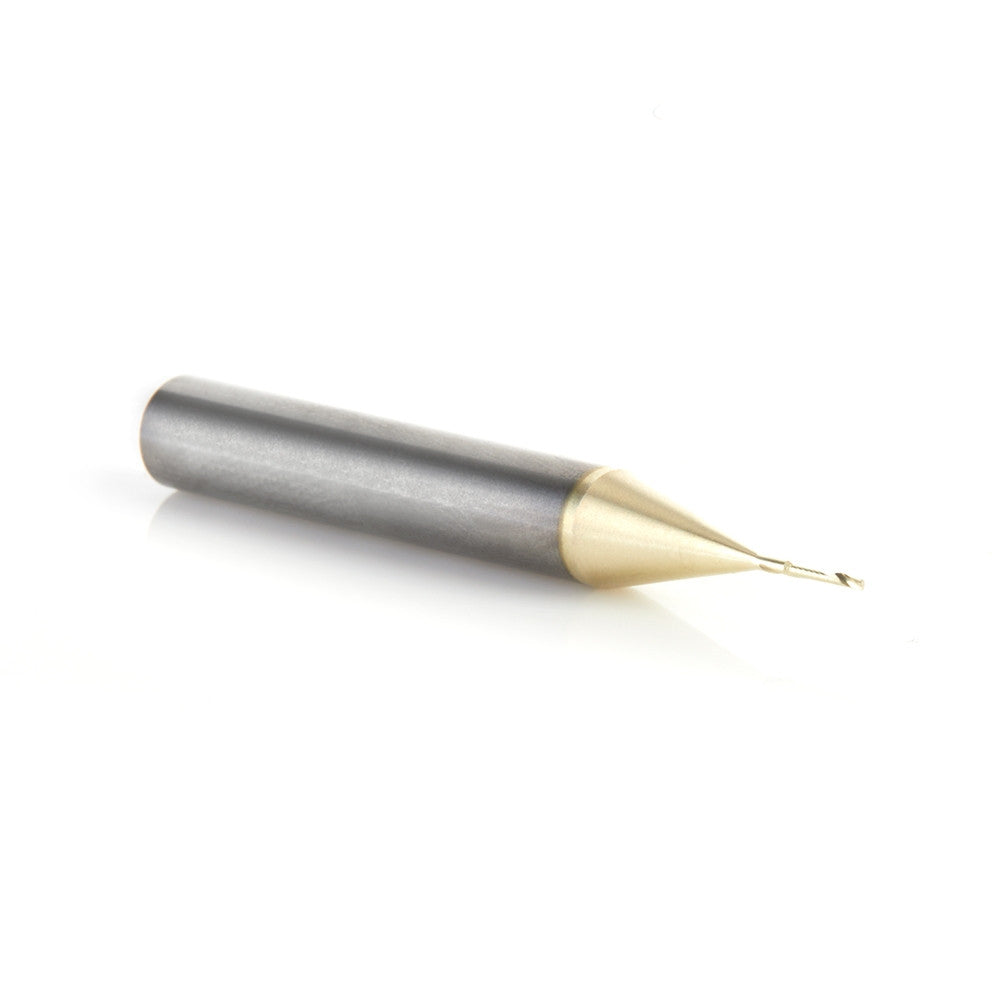 Amana Tool - 51376-Z - 1/32Dx1/4SHK UPCUT ALUMIN ZrN