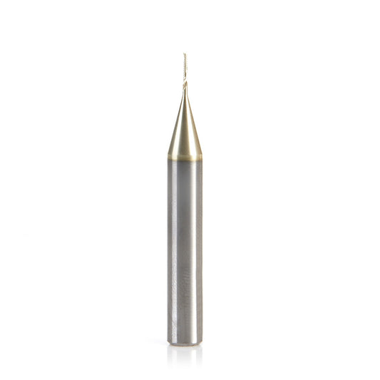 Amana Tool - 51376-Z - 1/32Dx1/4SHK UPCUT ALUMIN ZrN