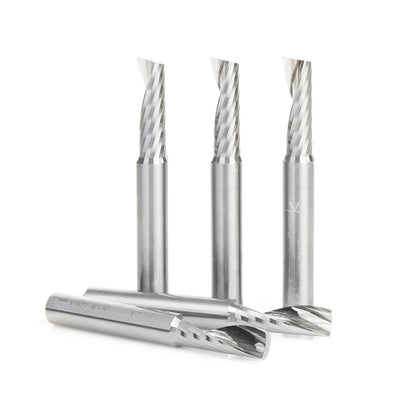 Amana Tool - 51377-5 - 5 PC 1/4"x1/4"SHK SPIRAL ALUM