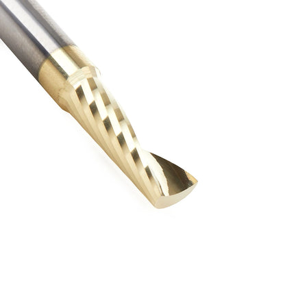 Amana Tool - 51377-Z - 1/4Dx1/4"SHK SPIRAL O ALU ZRN