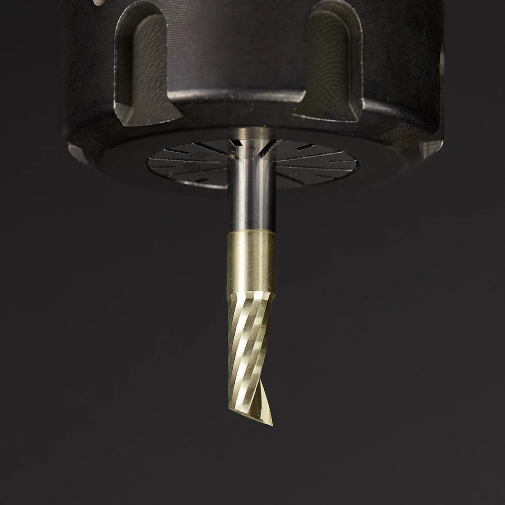 Amana Tool - 51402-Z - 1/4Dx1/4"SHK SPIRAL O ALU ZRN