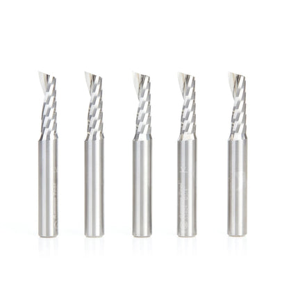 Amana Tool - 51404-5 - 5PC 1/4x1/4"SHK SPIRAL PLASTIC