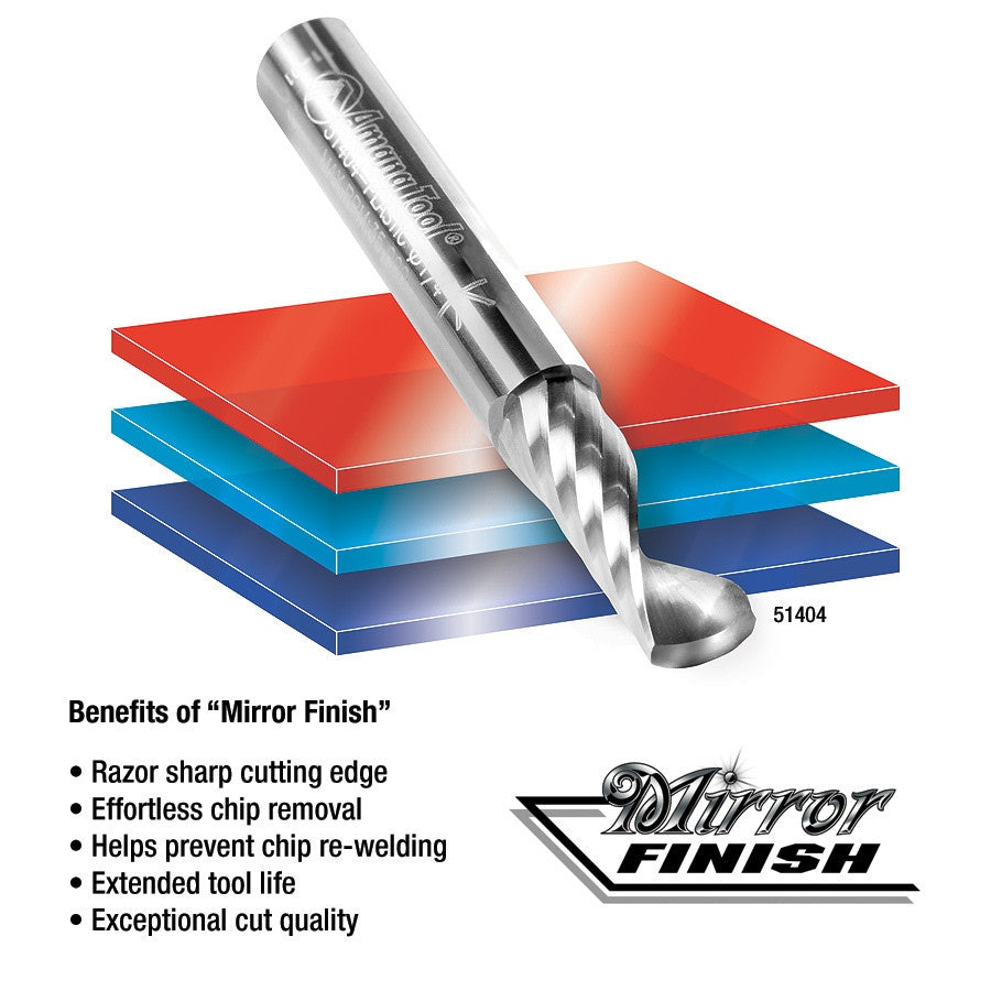 Amana Tool - 51449 - 3/16"Dx1/4"SHK UPCUT PLASTIC