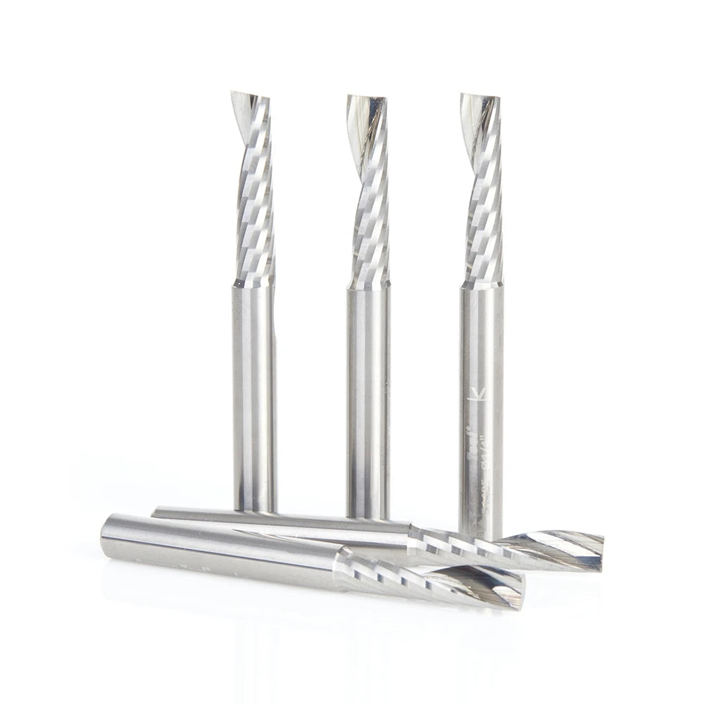 Amana Tool - 51405-5 - 5PC 1/4x1/4"SHK SPIRAL PLASTIC