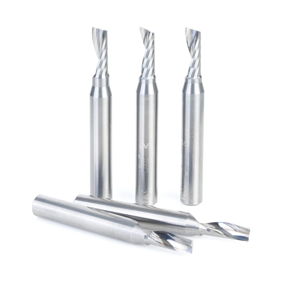 Amana Tool - 51408-5 - 5 PC 3/16x1/4"SHK SPIRAL ALUM
