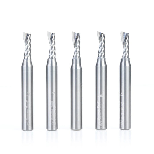 Amana Tool - 51408-5 - 5 PC 3/16x1/4"SHK SPIRAL ALUM