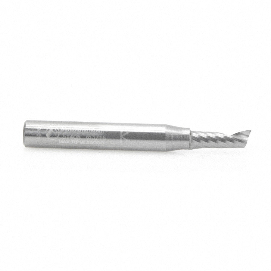 Amana Tool - 51408 - 3/16"Dx1/4"SHK SPIRAL O ALUMIN