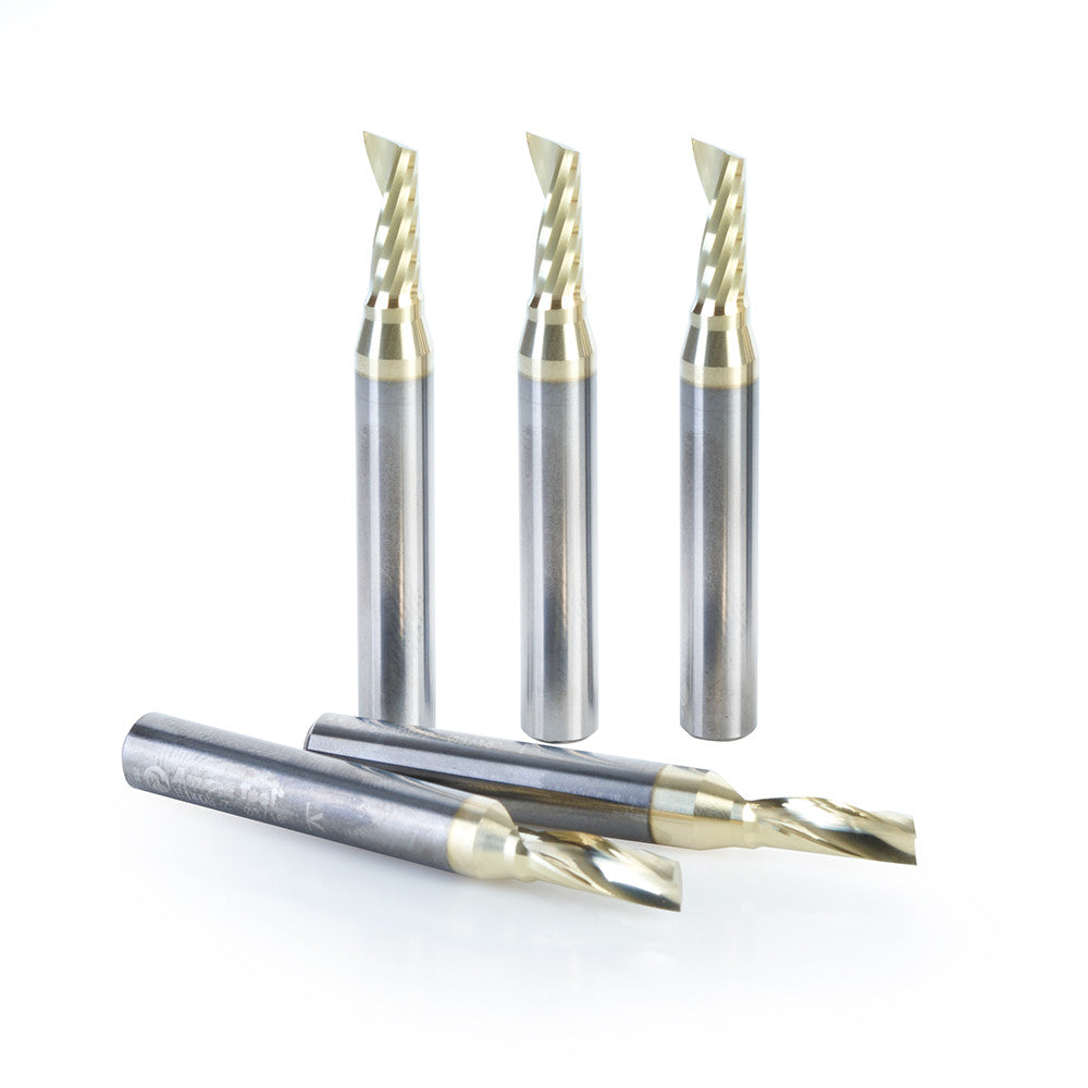 Amana Tool - 51408-Z-5 - 5 PC 3/16x1/4"SHK SPIRAL ZRN