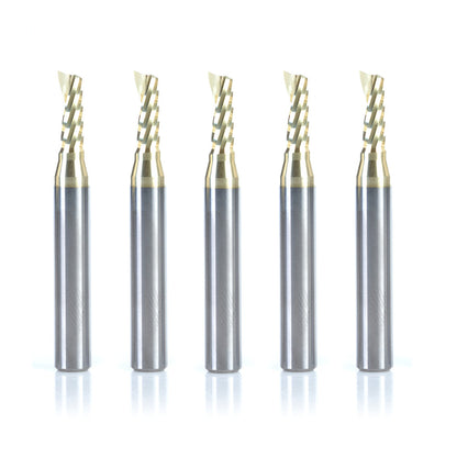 Amana Tool - 51408-Z-5 - 5 PC 3/16x1/4"SHK SPIRAL ZRN