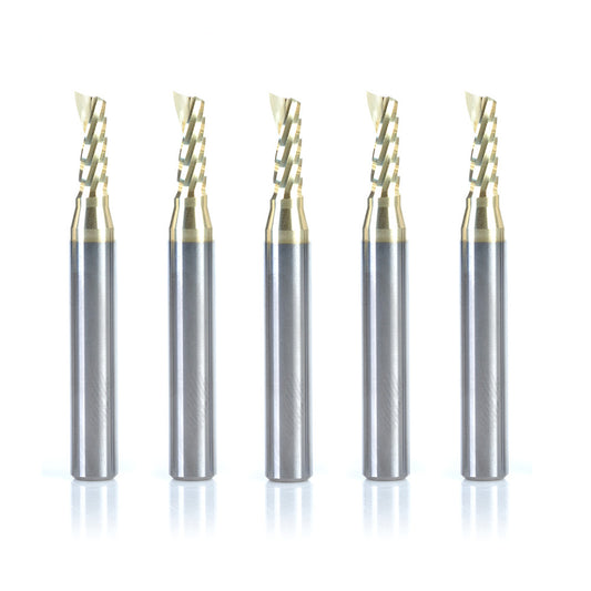 Amana Tool - 51408-Z-5 - 5 PC 3/16x1/4"SHK SPIRAL ZRN