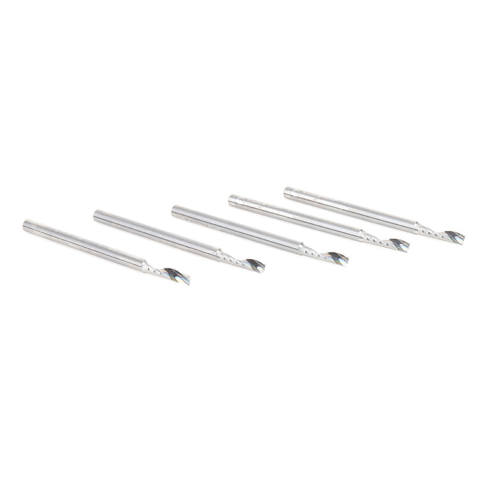 Amana Tool - 51410-5 - 5PC 1/8x1/8"SHK SPIRAL PLASTIC
