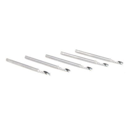 Amana Tool - 51410-5 - 5PC 1/8x1/8"SHK SPIRAL PLASTIC